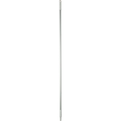 Vikan White Polypropylene Anodised Aluminium Mop Handle, 1.46 m Length, 25 mm Diameter, Non-Telescopic 29595