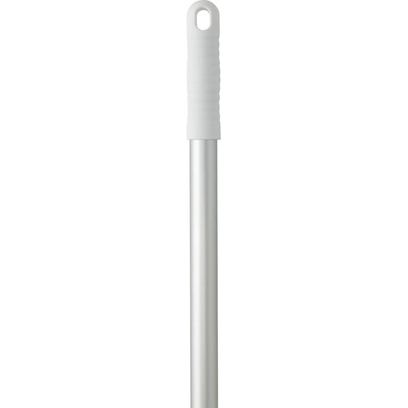 Vikan White Polypropylene Anodised Aluminium Mop Handle, 1.46 m Length, 25 mm Diameter, Non-Telescopic 29595