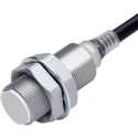 Omron Inductive Proximity Sensor Threaded Barrel M18 x 1, PNP, 30V DC, 50mm, 16mA, Flush Mount, Brass Body E2EQ-X12B1T18 2M