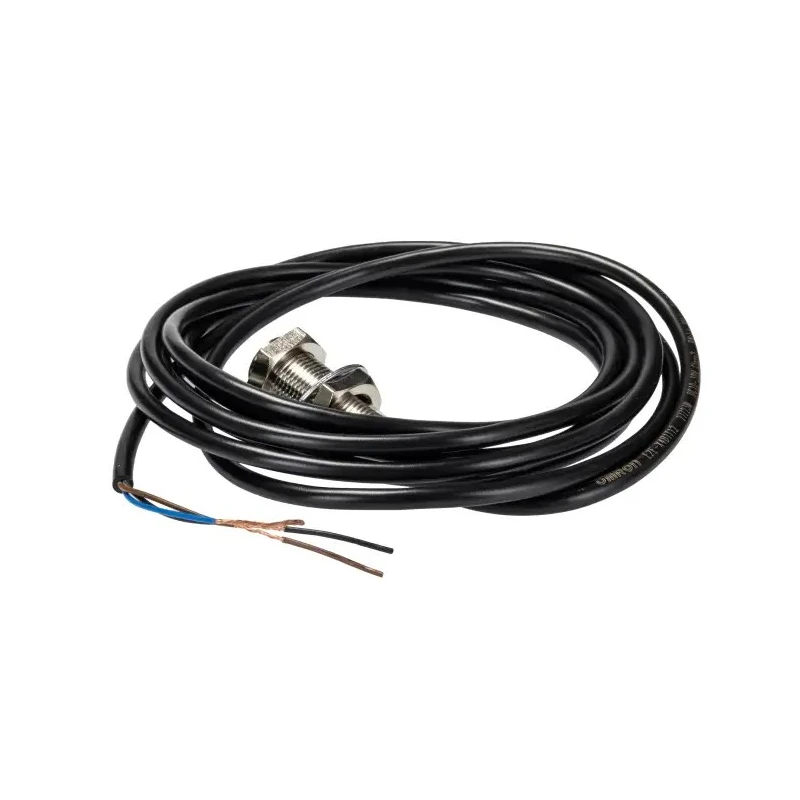 Omron Inductive Proximity Sensor M12 x 1 Threaded Barrel, 4mm Detection, PNP Output, IP67/IP69K, Brass, 30V E2E-X4B1T12 2M