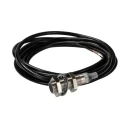 Omron Inductive Proximity Sensor M12 x 1 Threaded Barrel, 4mm Detection, PNP Output, IP67/IP69K, Brass, 30V E2E-X4B1T12 2M