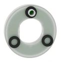 Schneider Electric Illuminated Marked Legend Ring , Harmony Series, 24V AC/DC, LED, Emergency Stop Mushroom Head ZBY9W2B230