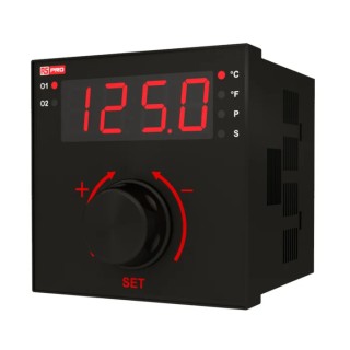 RS PRO Panel PID Temperature Controller, 1 Input, 2 Relay Outputs, Panel Mount, 24V AC, IDM 503 / 505, Model 188-5164