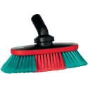 Vikan Automotive Part Cleaner Soft for Waterfed Vehicle Brush, Polyester Bristles, 47mm, Black Handle 526852