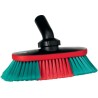 Vikan Automotive Part Cleaner Soft for Waterfed Vehicle Brush, Polyester Bristles, 47mm, Black Handle 526852
