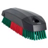 Vikan Hard Bristle Scrubbing Brush Black, Polyester Bristle, 15 mm Bristle Length, Nail Brush 644052