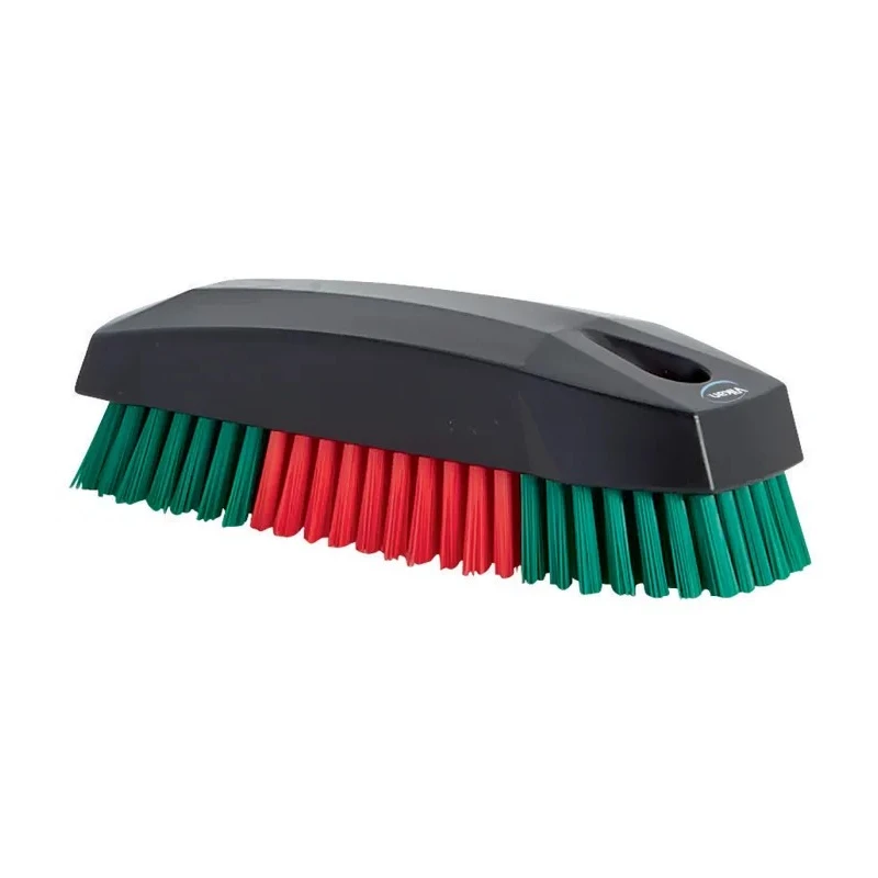 Vikan Hard Bristle Scrubbing Brush Black, Polyester Bristle, 15 mm Bristle Length, Nail Brush 644052