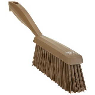 Vikan Brown Hand Brush 50 mm Bristle Length 330x35x110 mm Ergonomic Design 458966