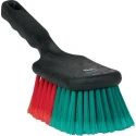 Vikan Black Scrubbing Brush Polyester Bristle, 45 mm Bristle Length, 275 mm Length, 522752