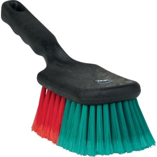 Vikan Black Scrubbing Brush Polyester Bristle, 45 mm Bristle Length, 275 mm Length, 522752