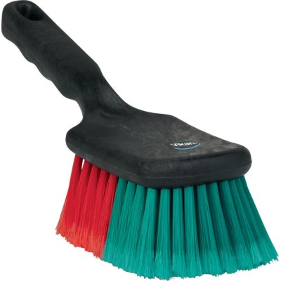 Vikan Black Scrubbing Brush Polyester Bristle, 45 mm Bristle Length, 275 mm Length, 522752