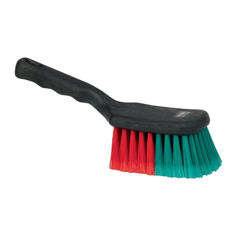 Vikan Black Scrubbing Brush Polyester Bristle, 45 mm Bristle Length, 275 mm Length, 522752