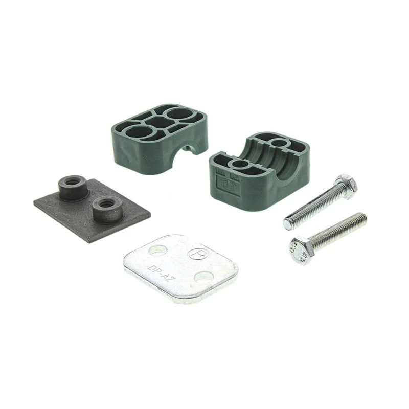 Parker Polypropylene Tube Clamp for 16 mm OD Tube RAP3-216, Clamp Spacing 1.2m, -30°C to 90°C
