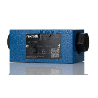 Bosch Rexroth Double Plate Mounting Hydraulic Check Valve 60L/min CETOP, 315 Bar, Fluorelastomer/NBR Seals R900347495