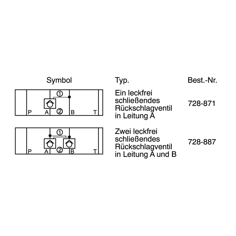 Bosch Rexroth Double Plate Mounting Hydraulic Check Valve 60L/min CETOP, 315 Bar, Fluorelastomer/NBR Seals R900347495