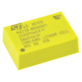 STMicroelectronics Battery Backup IC 2.8V SNAPHAT 4-Pin Through Hole M4Z28-BR00SH1