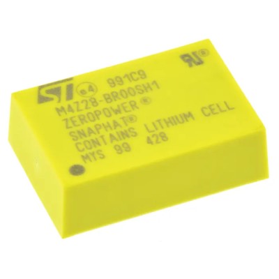 STMicroelectronics Battery Backup IC 2.8V SNAPHAT 4-Pin Through Hole M4Z28-BR00SH1