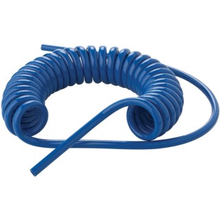 CEJN Polyurethane Recoil Hose Blue 6m 12mm OD 8mm ID 60°C Abrasion Resistant C19958B6260