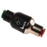 Legris Non Return Valve 10 Bar, Tube 4 mm Inlet Female/Male/Female Outlet, Polymer/Metal Body 7996 04 00