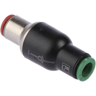 Legris Non Return Valve 10 bar Inlet Male/Female, Male, Female Tube 6 mm Outlet Male/Female, Female, Male Tube 6 7996 06 00