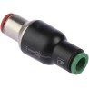 Legris Non Return Valve 10 bar Inlet Male/Female, Male, Female Tube 6 mm Outlet Male/Female, Female, Male Tube 6 7996 06 00