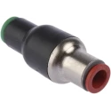 Legris Non Return Valve 10 bar Inlet Male/Female, Male, Female Tube 6 mm Outlet Male/Female, Female, Male Tube 6 7996 06 00