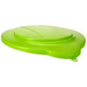 Vikan Plastic Bucket Lid, Lime Colour, 12L Capacity, 365x310x40mm, Food Contact Approved 568777