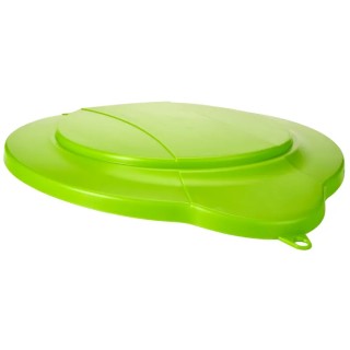 Vikan Plastic Bucket Lid, Lime Colour, 12L Capacity, 365x310x40mm, Food Contact Approved 568777