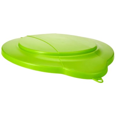 Vikan Plastic Bucket Lid, Lime Colour, 12L Capacity, 365x310x40mm, Food Contact Approved 568777