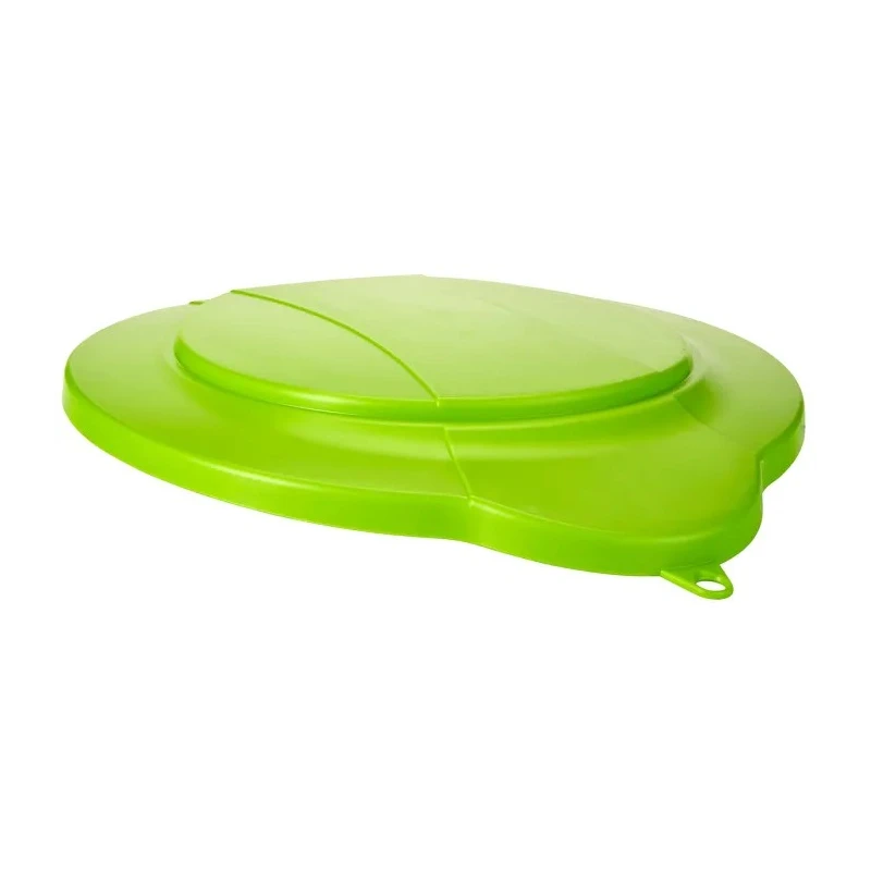 Vikan Plastic Bucket Lid, Lime Colour, 12L Capacity, 365x310x40mm, Food Contact Approved 568777