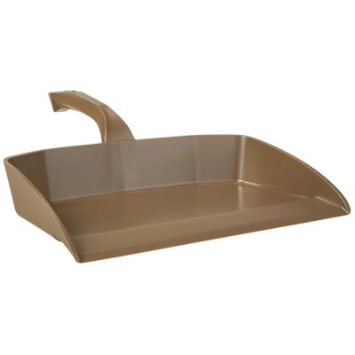 Vikan Brown Dust Pan Polypropylene 330mm Width, 145mm Height, 1.05m Length 566066