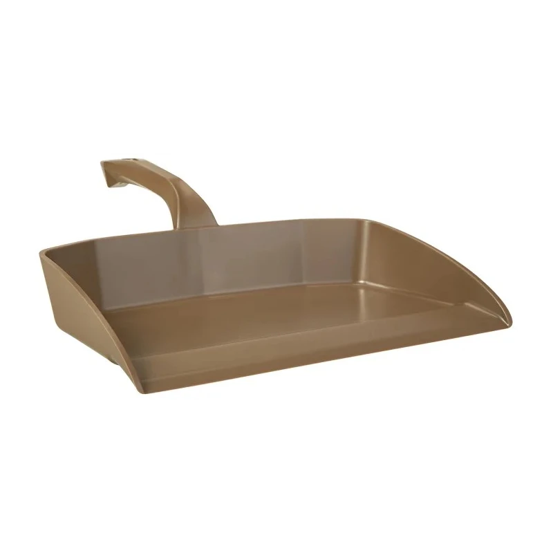 Vikan Brown Dust Pan Polypropylene 330mm Width, 145mm Height, 1.05m Length 566066