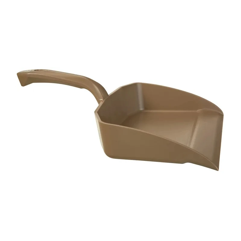 Vikan Brown Dust Pan Polypropylene 330mm Width, 145mm Height, 1.05m Length 566066