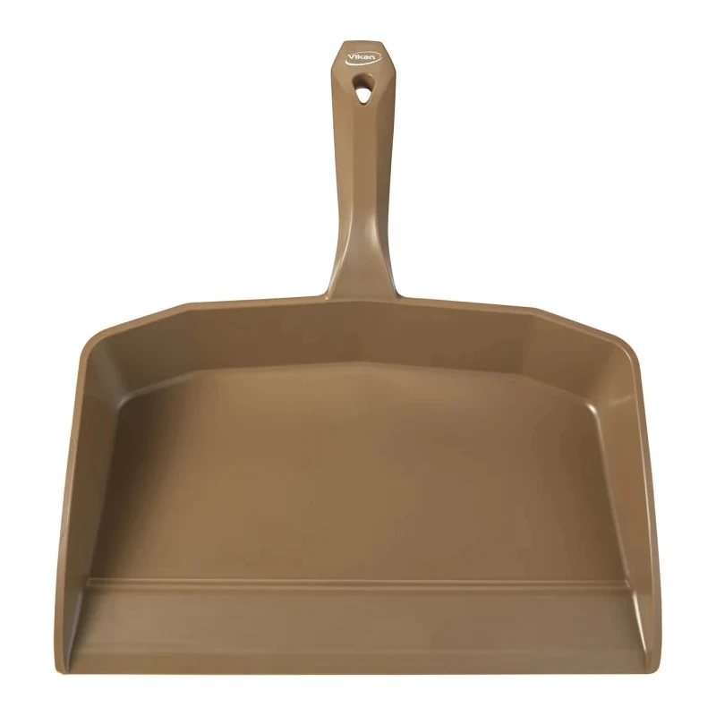 Vikan Brown Dust Pan Polypropylene 330mm Width, 145mm Height, 1.05m Length 566066