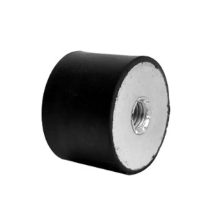 RS PRO M4 Anti-Vibration Mount Female Buffer Foot, 15.3 kg Compression, 16 mm OD, 15 mm H 189-3264