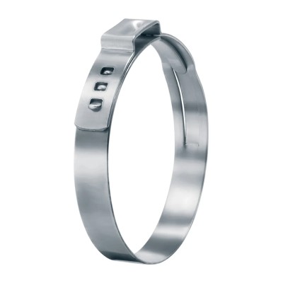 Oetiker Stainless Steel Stepless O Clip 5mm Width, 8.7 mm Maximum Inside Diameter, Corrosion Resistant OET16700003