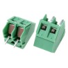 Phoenix Contact Angled PCB Terminal Block 2 Contacts 5.08 mm Pitch Polyamide SMKDSP 1.5/2-5.08 1733570