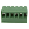 Phoenix Contact MSTB 2.5/6-5.08 Series Pluggable Terminal Block, 6 Contacts, 5.08 mm Pitch, 630V, Nylon, 1 Row, Green 1757051