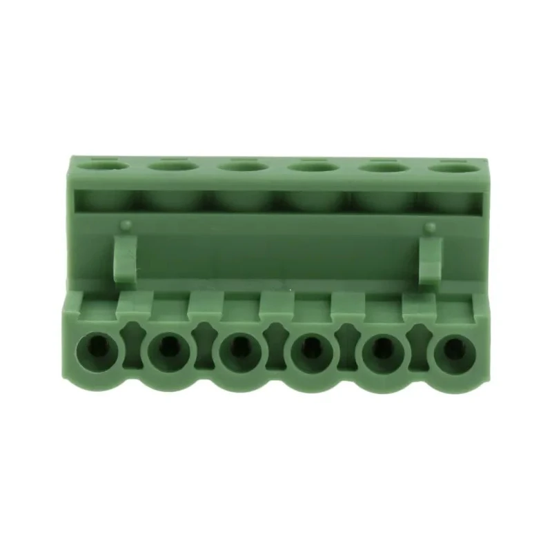 Phoenix Contact MSTB 2.5/6-5.08 Series Pluggable Terminal Block, 6 Contacts, 5.08 mm Pitch, 630V, Nylon, 1 Row, Green 1757051