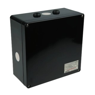 Bartec GB Series Black Polyester Junction Box IP66, 20 Terminals, ATEX, 255x250x120 mm, GB 255-730385