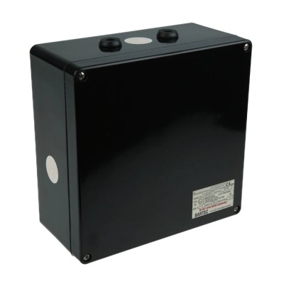 Bartec GB Series Black Polyester Junction Box IP66, 20 Terminals, ATEX, 255x250x120 mm, GB 255-730385