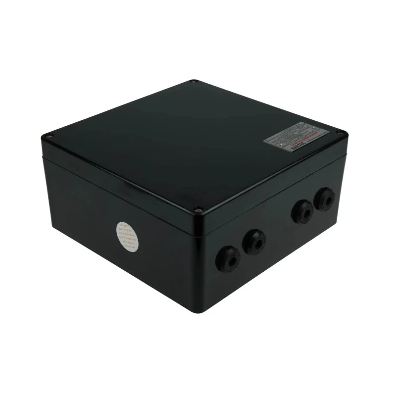 Bartec GB Series Black Polyester Junction Box IP66, 20 Terminals, ATEX, 255x250x120 mm, GB 255-730385