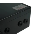 Bartec GB Series Black Polyester Junction Box IP66, 20 Terminals, ATEX, 255x250x120 mm, GB 255-730385