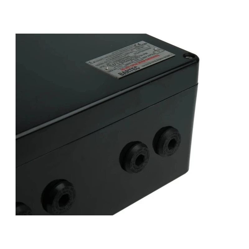 Bartec GB Series Black Polyester Junction Box IP66, 20 Terminals, ATEX, 255x250x120 mm, GB 255-730385