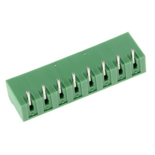 Phoenix Contact COMBICON MSTBA Series Pluggable Terminal Block, 8 Contacts, 5.08 mm Pitch, 1 Row, Right Angle 1757307
