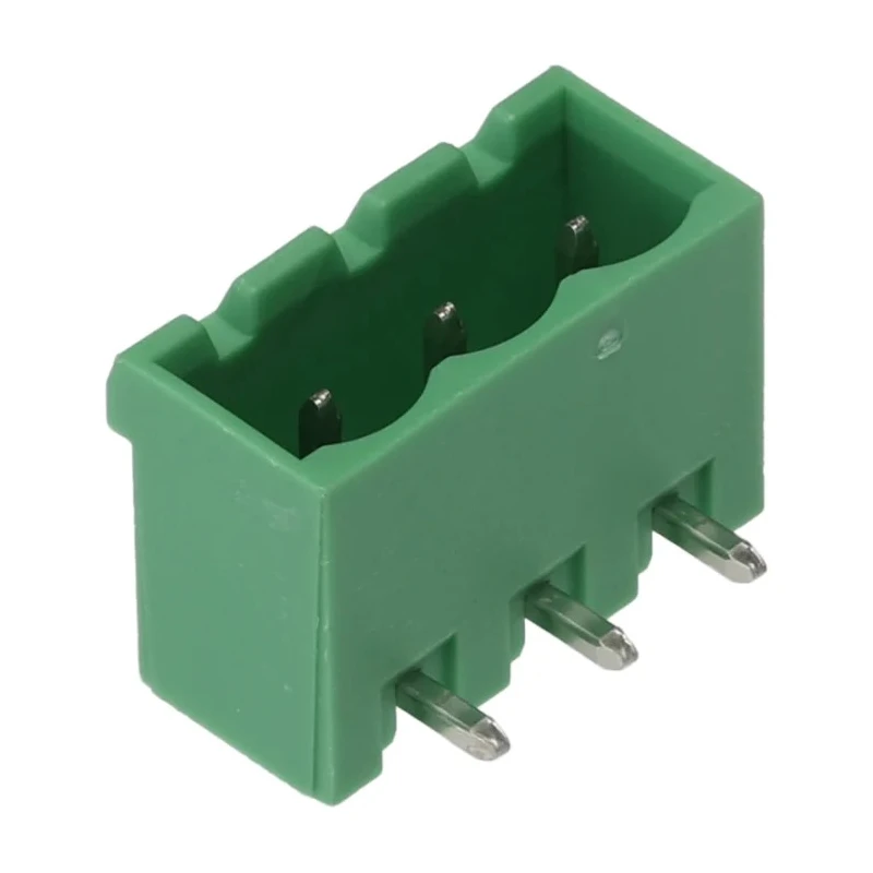 Phoenix Contact MSTBA 2.5/ 3-G-5.08 Series Pluggable Terminal Block, 3-Contact, 5.08 mm Pitch, Right Angle, 12A 1757255