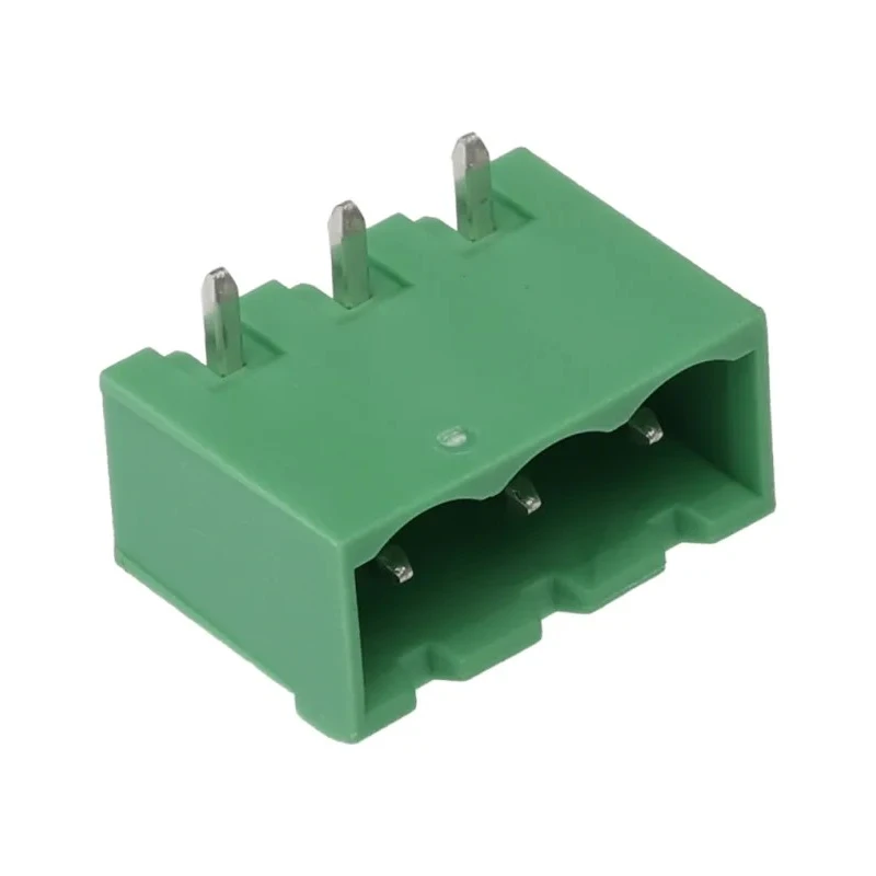 Phoenix Contact MSTBA 2.5/ 3-G-5.08 Series Pluggable Terminal Block, 3-Contact, 5.08 mm Pitch, Right Angle, 12A 1757255