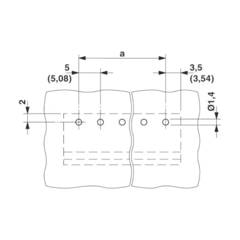 Phoenix Contact MSTBA 2.5/ 3-G-5.08 Series Pluggable Terminal Block, 3-Contact, 5.08 mm Pitch, Right Angle, 12A 1757255