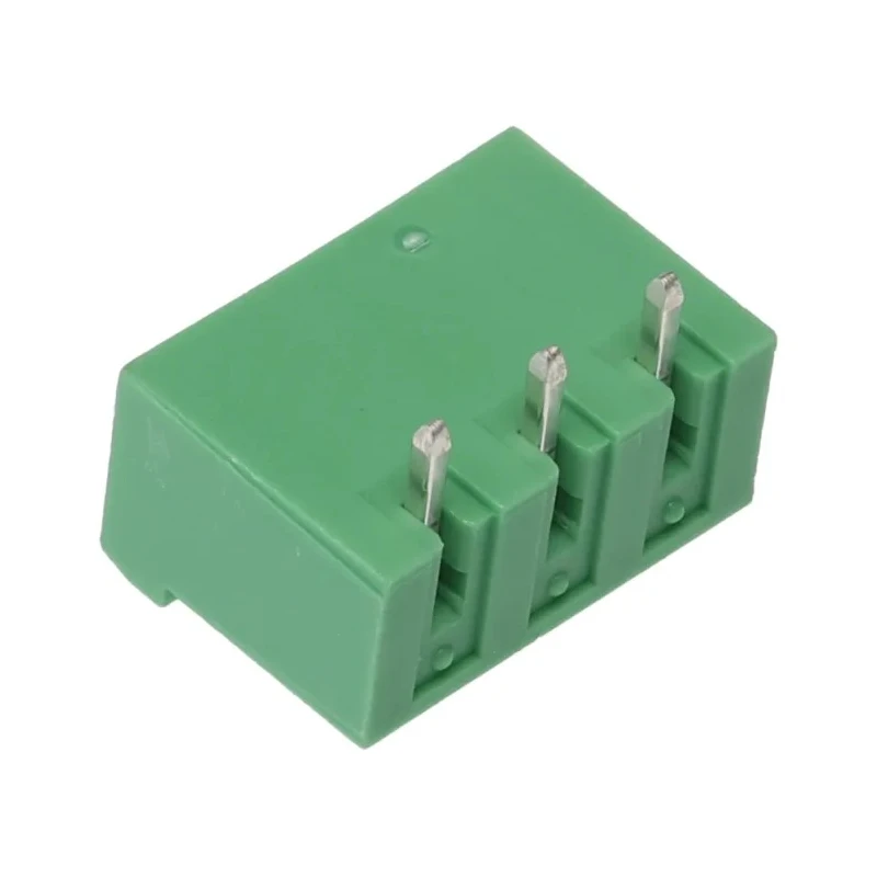 Phoenix Contact MSTBA 2.5/ 3-G-5.08 Series Pluggable Terminal Block, 3-Contact, 5.08 mm Pitch, Right Angle, 12A 1757255