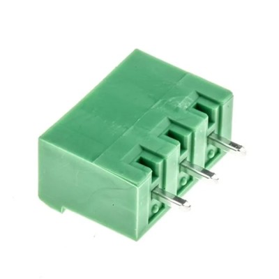 Phoenix Contact MSTBVA 2.5/3-G-5.08 Series Pluggable Terminal Block, 3-Contact, 5.08 mm Pitch, 12A, 400V, Polyamide 1755749